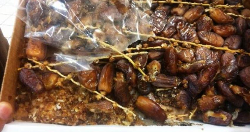 ضبط 700 كيلو تمور منتهية الصلاحية في جنين