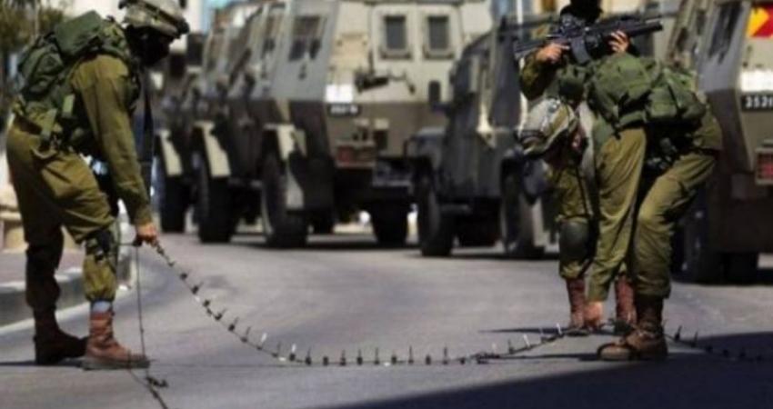 الاحتلال يغلق مدخل قرية اللبن الشرقية