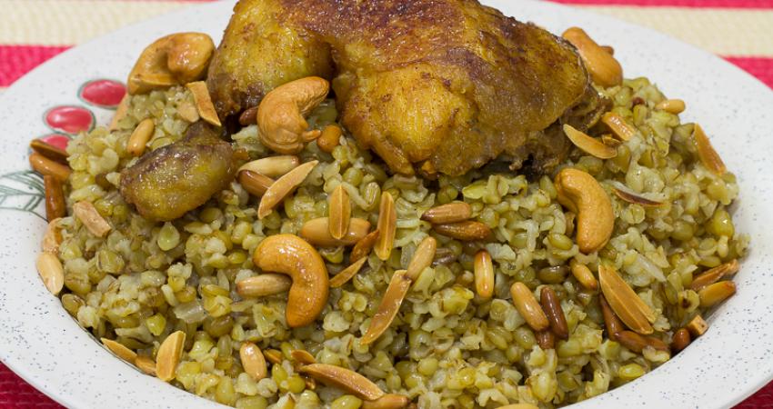 فريكة بالدجاج