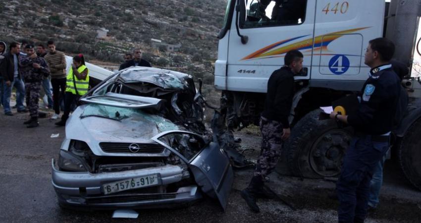 حوادث سير بالضفة