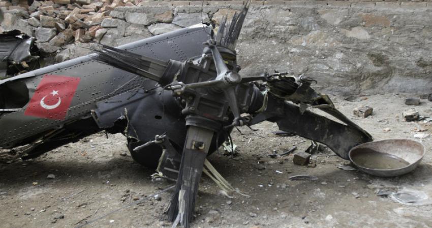 تركيا.. سقوط طائرة هليكوبتر عسكرية