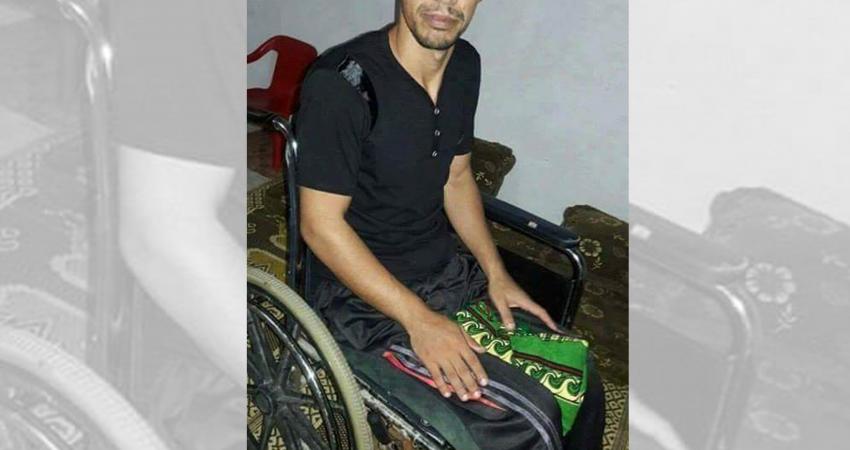 الجريح الفلسطيني عبد العزيز عبد الرحمن أبو منديل 