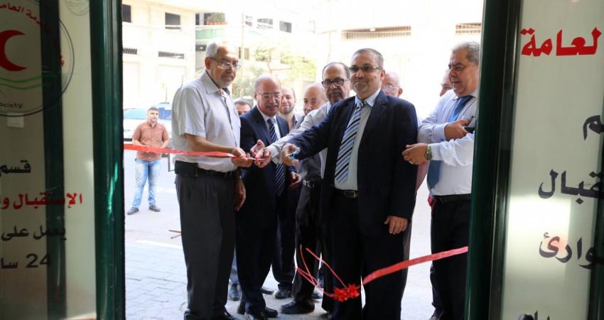 الخدمة العامة تفتتح قسم الاستقبال والطوارئ في مبنى مستشفى القلب والأوعية الدموية التخصصي بغزة