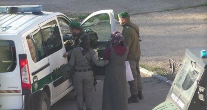 الاحتلال يعتقل مواطنة في الخليل بزعم محاولة طعن
