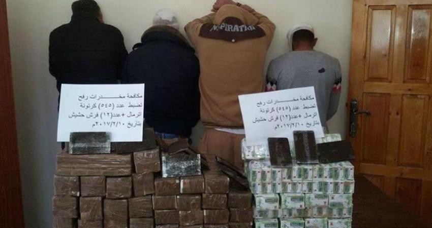 مباحث رفح تضبط مخدرات