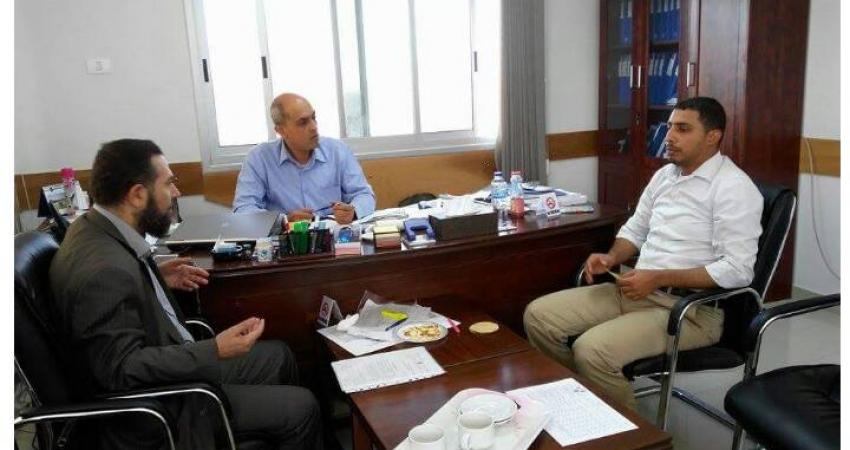 صورة خبر زيارة بلدية الزوايدة مدير صندوق وتطوير البلديات