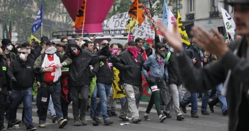 إضراب العمال في فرنسا 