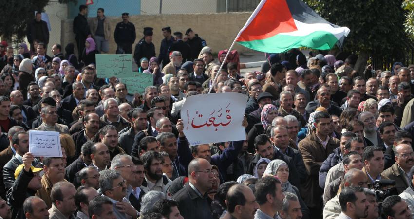 Palestinian-protestors-gather-in-front-of-prime-minister-Salam-Fayyads-office-to-demand-his-departure-due-to-delayed-salary-payments-for-hundreds-of-government-employees