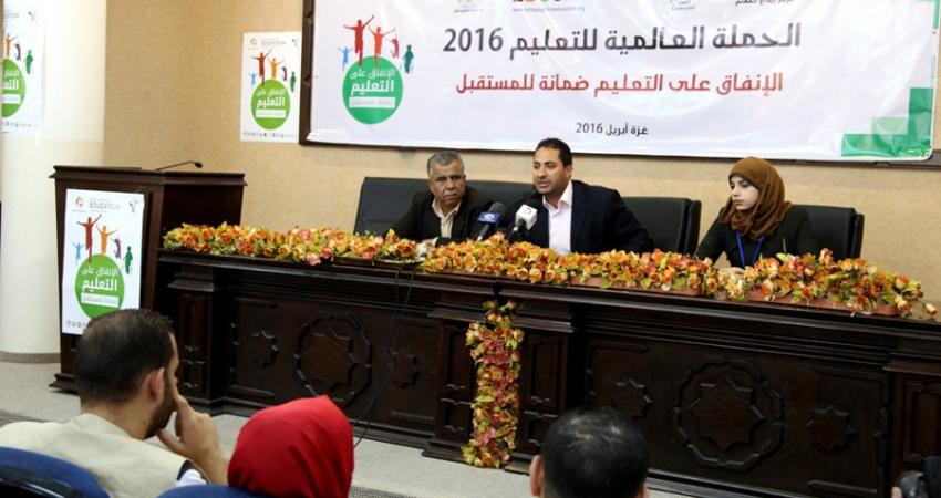 خلال المؤتمر الصحفي