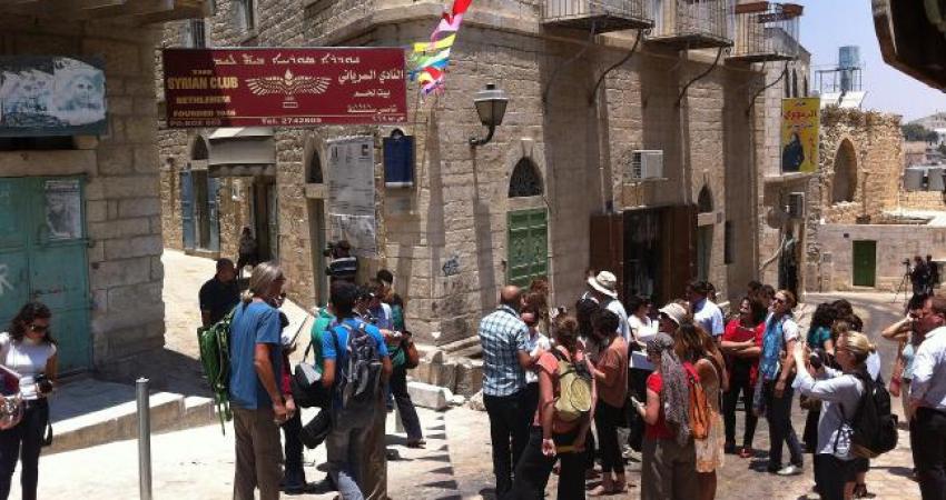 السياح في فلسطين