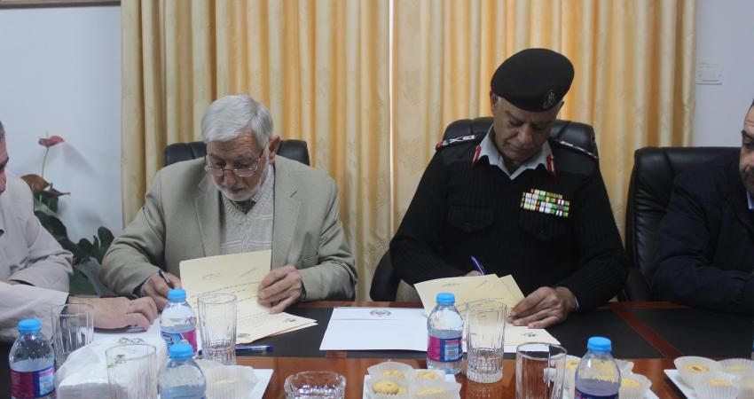 الدفاع المدني ووزارة الزراعة يوقعان اتفاقية تعاون برام الله