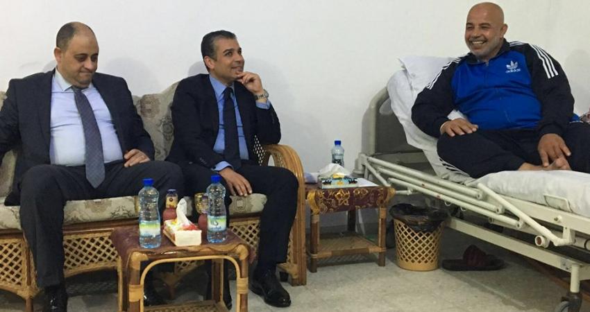 وفد من المخابرات المصرية يزور اللواء أبو نعيم