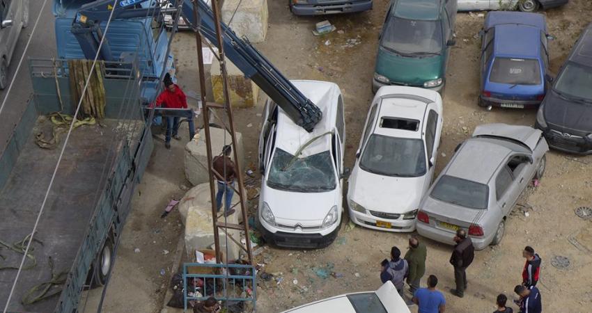 إتلاف مركبات بالخليل