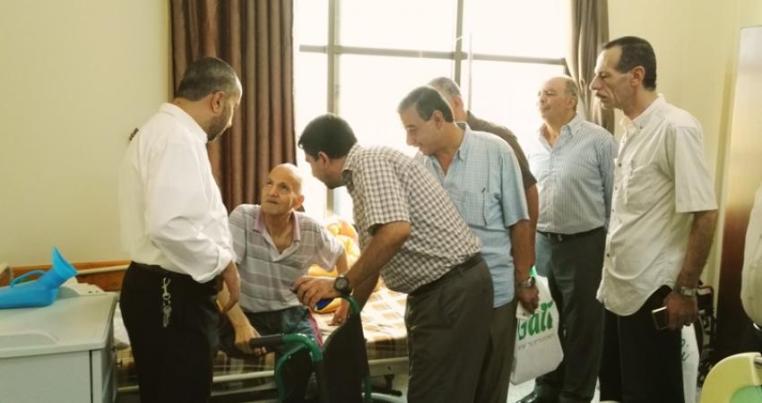   اتحاد الرياضة للجميع يشارك نزلاء دار المسنين عيد الأضحى المبارك
