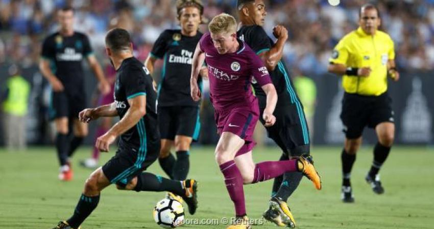 مانشستر سيتي يسحق ريال مدريد برباعية