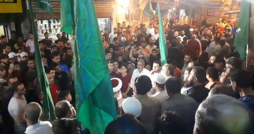 تظاهرة في عين الحلوة