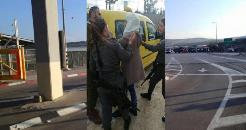 الفتاة التي يحقق الاحتلال معها بتهمة تنفيذ طعن