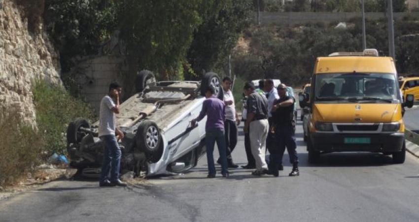 حادث سير برام الله