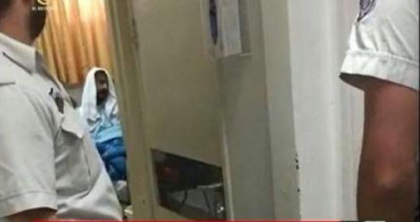 صورة الأسير كايد من داخل المستشفى