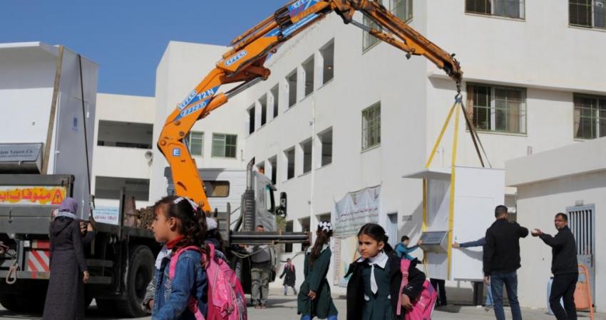 إقامة محطة تحلية بمدراس خانيونس