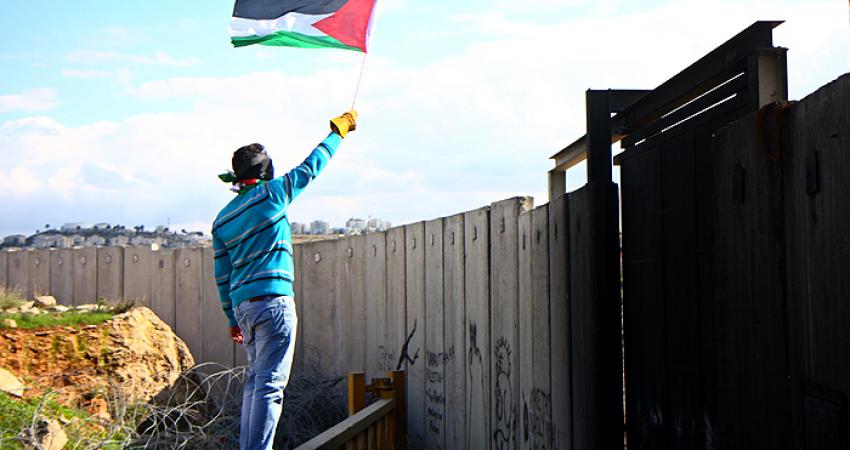 تظاهرة في نعلين نصرة للأسرى