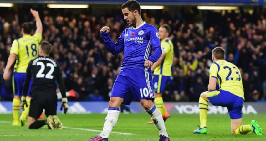 تشيلسي يسحق إيفرتون بخماسية ويتصدر الدوري