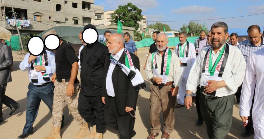 نواب غزة يتفقدون مخيمات طلائع التحرير بجنوب غزة