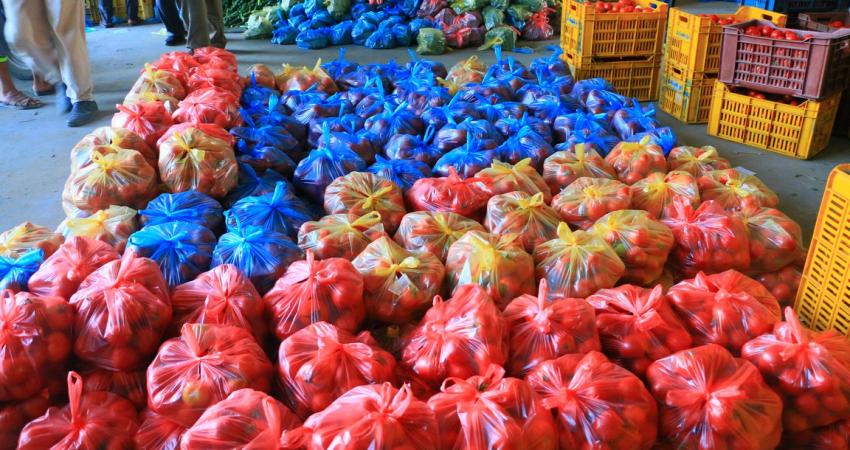 توزيع سلة غذائية