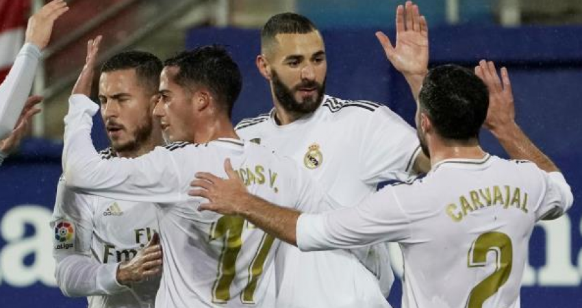  ريال مدريد يستعرض عضلاته برباعية أمام إيبار