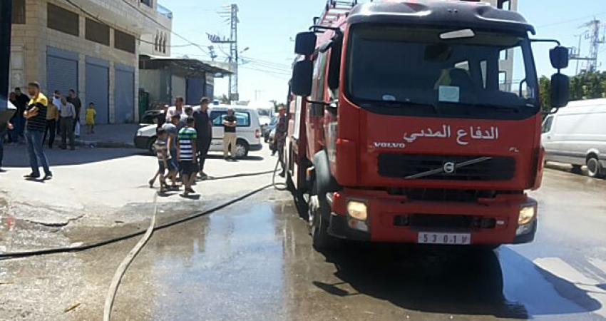 الدفاع المدني: وفاة طفل في حريق منزل شمال القدس