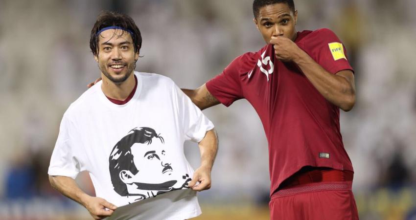 لاعب المنتخب القطري تباتا