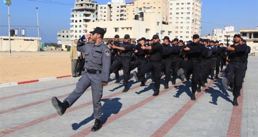 القوى الأمنية بغزة