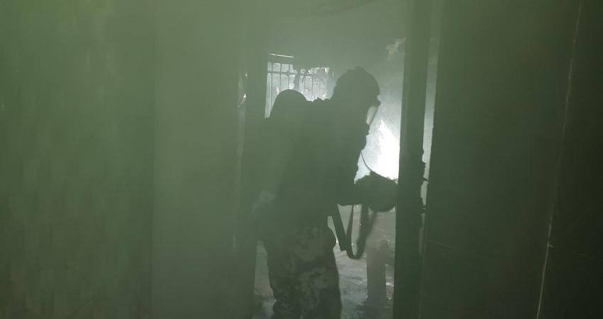 حريق منزل في بيت لحم