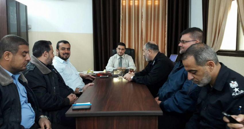 نيابة رفح تستقبل وفد علماء فلسطين ونيابة الشمال تناقش محاربة الجريمة