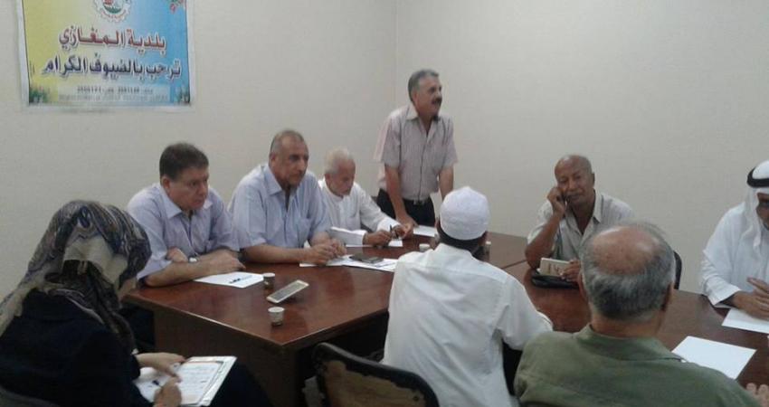 صورة خبر استقبال بلدية المغازي فريق يدا بيد