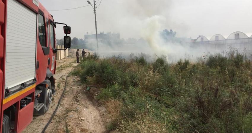 الدفاع المدني يتعامل مع 490 حادث إطفاء وإنقاذ