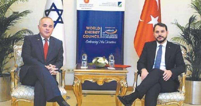 خلال اجتماع الطرفين التركي والإسرائيلي