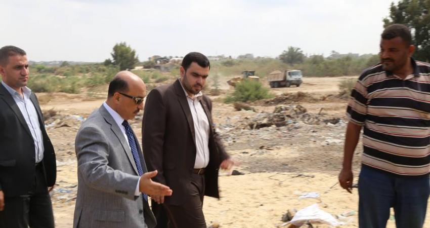 الوزير الحساينة يتفقد أعمال الآليات