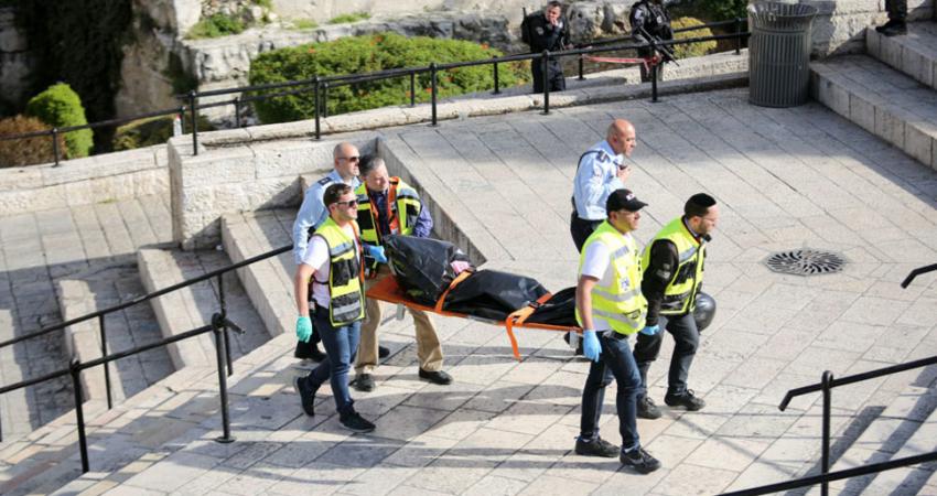 إعدام فلسطينية في باب العامود بالقدس المحتلة