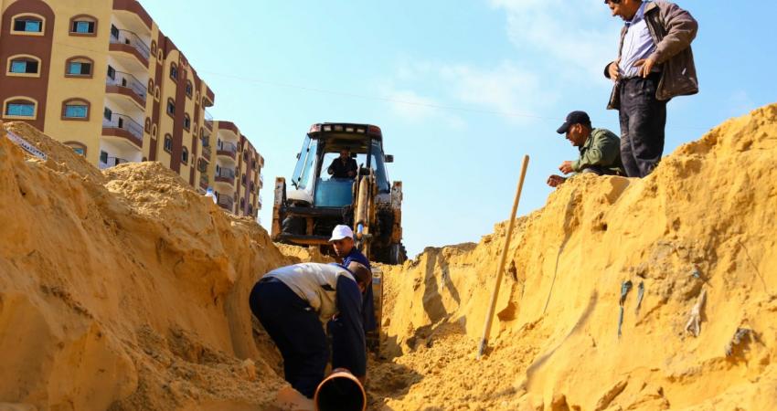  الشروع بإنشاء شبكة صرف صحي بمنطقة أبراج طيبة