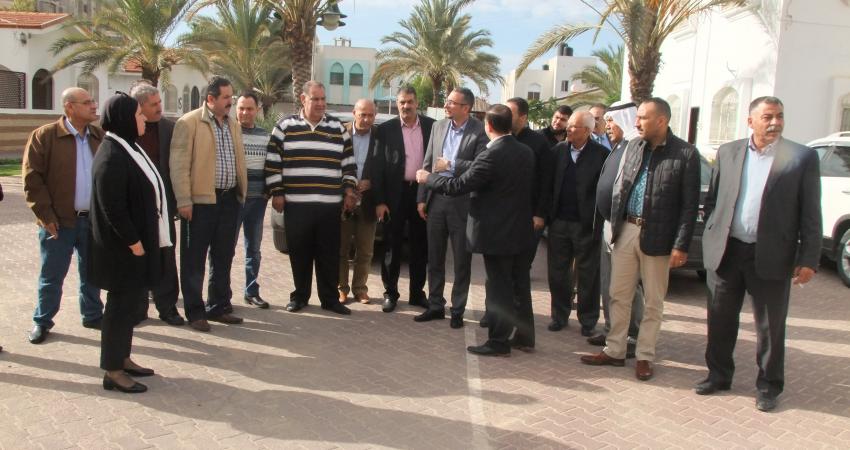 قرية الأطفال sos –رفح- تستقبل وفدًا من جمعية رجال الأعمال
