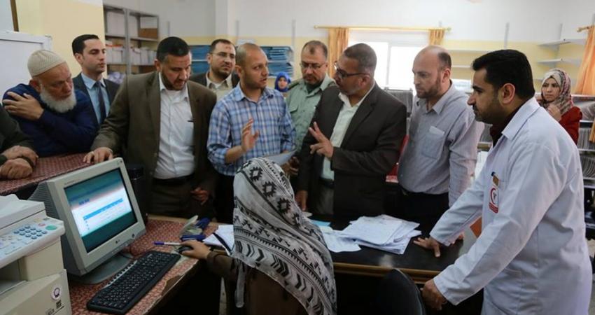 تفقد معبر بيت حانون