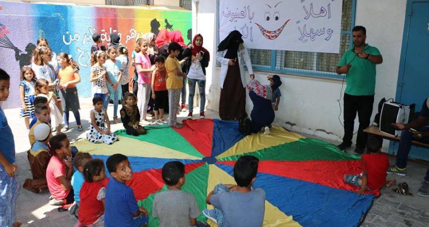 صورة خبر آفاق تشارك بأسبوع الابتسامة بعيادة وكالة الغوث بالنصيرات