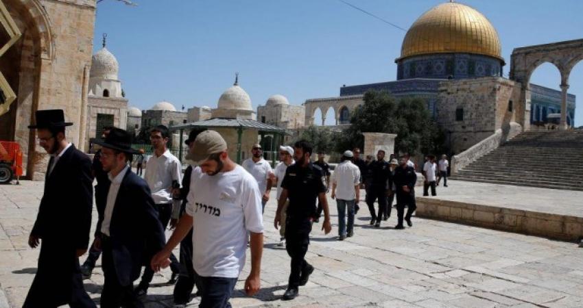 مستوطنون يقتحمون المسجد الأقصى بحراسة مشددة