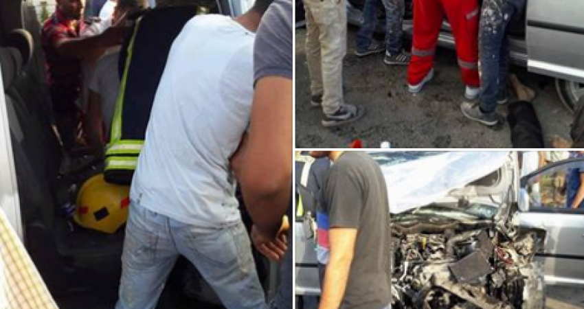 إصابة 9 فلسطينيين منها 3 خطرة بحادث سير بجنين 