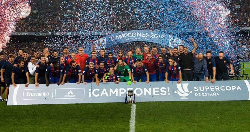 برشلونة بطلا لكأس السوبر