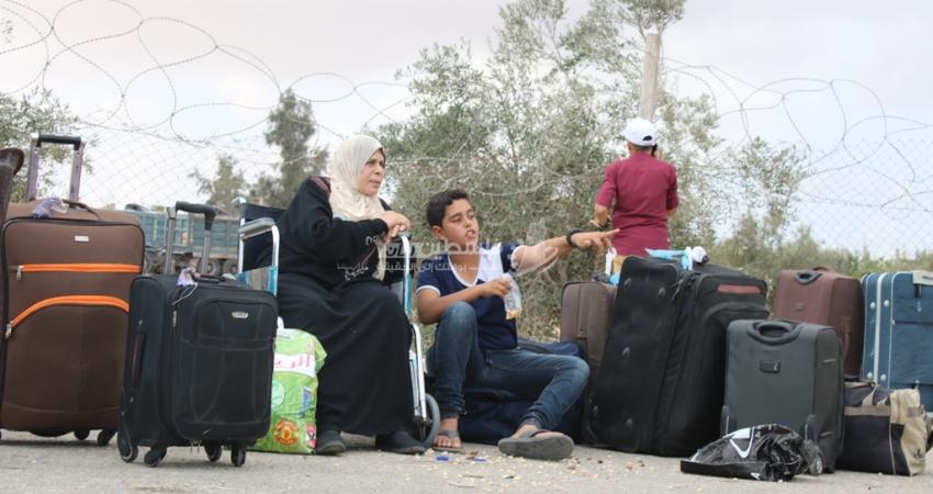 المسافرين عبر معبر رفح