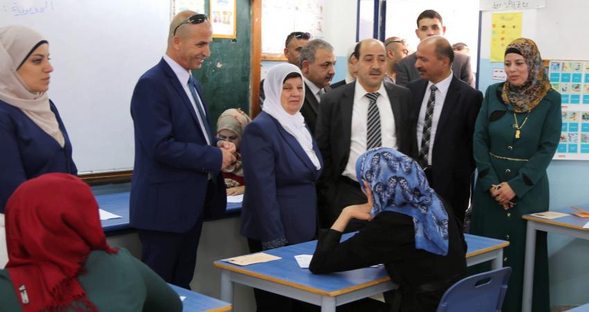 جانب من جولة تفقد الاختبار