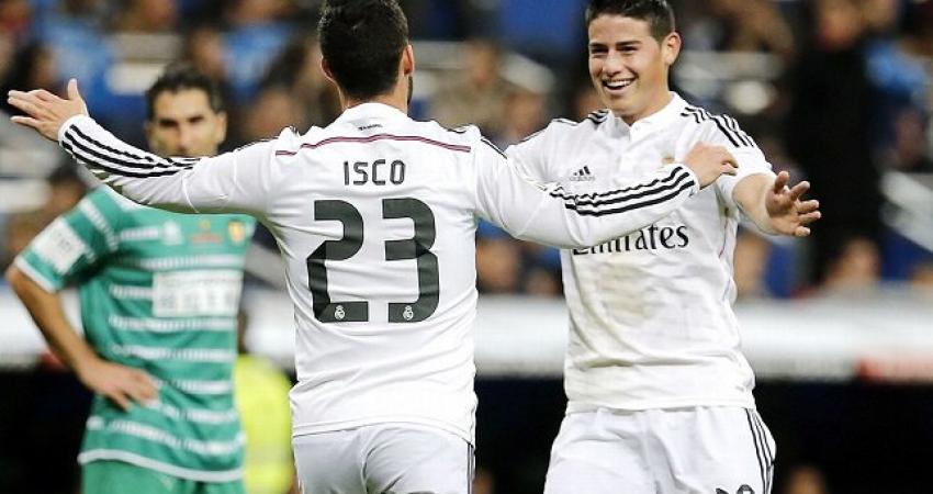 سلطت صحيفة "ماركا" الإسبانية، الضوء على عودة خاميس رودريجيز، صانع ألعاب فريق ريال مدريد، لمقاعد البدلاء أمام إسبانيول، بعد أدائه الرائع أمام نابولي الأسبوع الماضي بدوري أبطال أوروبا.  وشارك خاميس أساسيًا في انتصار ريال مدريد أمام نابولي بثلاثة أهداف مقابل