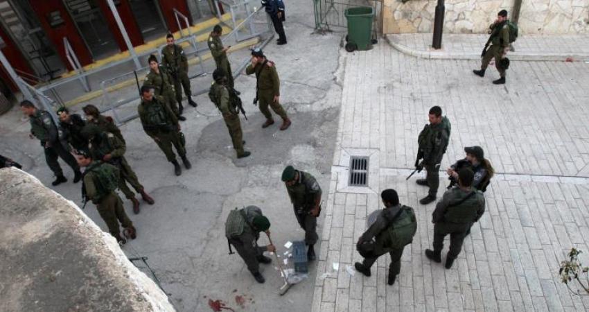 قوات الاحتلال في المسجد الإبراهيمي